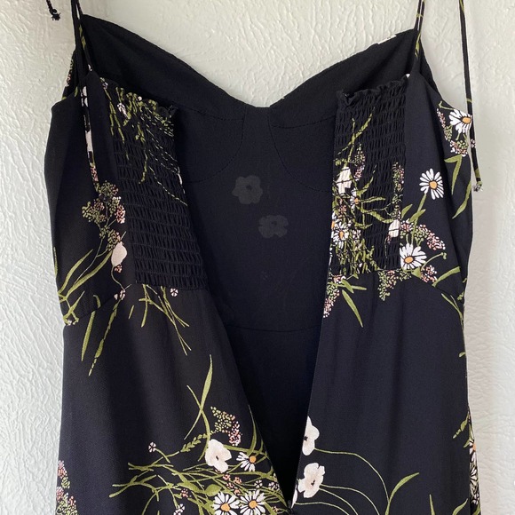 Reformation Juliette Dress in Veuve floral pattern Black floral midi dress, sz 0 - Picture 9 of 13